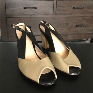 Black and olive shoes